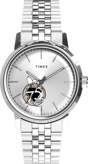 Timex Timex X Peanuts Snoopy Marlin Automatic 40mm Silver Timex Timex X Peanuts Snoopy Marlin Automatic 40mm Silver