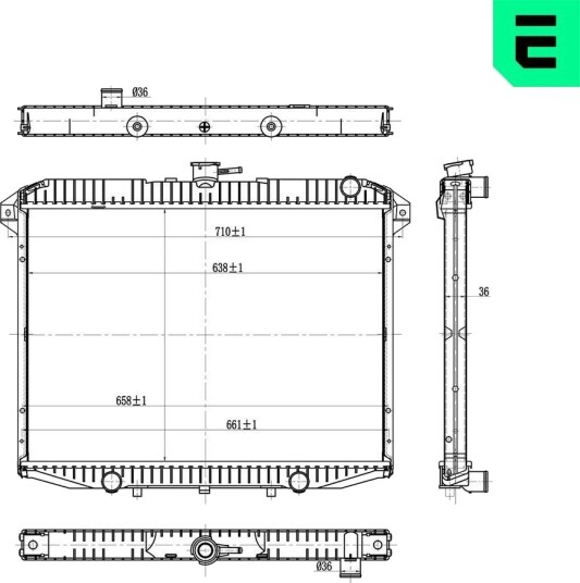 ERA 673484 Radiator motorkjøling