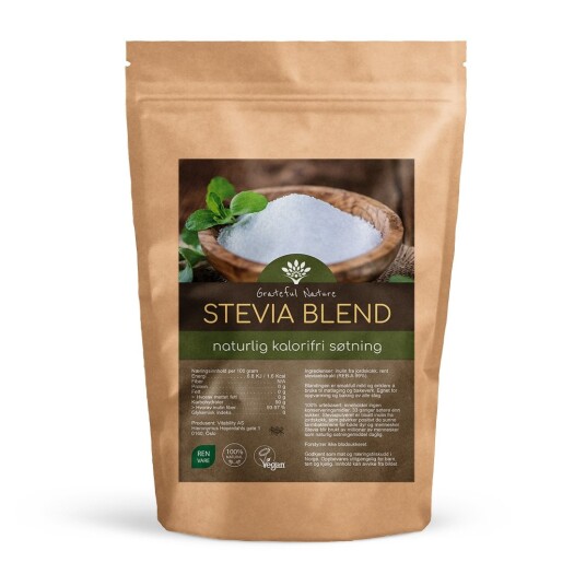 Grateful Nature Steviablanding 33 ganger søtere enn sukker 250 g Grateful Nature Steviablanding 33 ganger søtere enn sukker 250 g