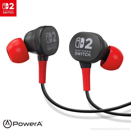 PowerA Switch 2 kablede in ear hodetelefoner