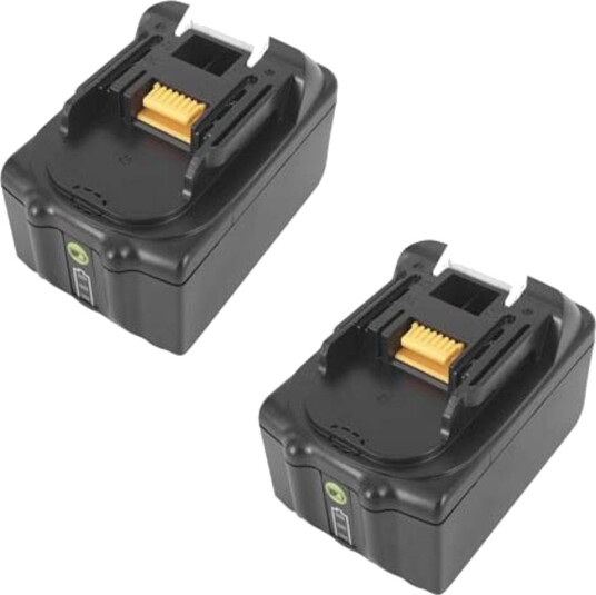 Batteri til Makita 18V 5.0Ah Li-ion - 2-pakning Batteri til Makita 18V 5.0Ah Li-ion - 2-pakning