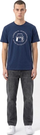 A QUESTION OF Tee Print   Navy   XL