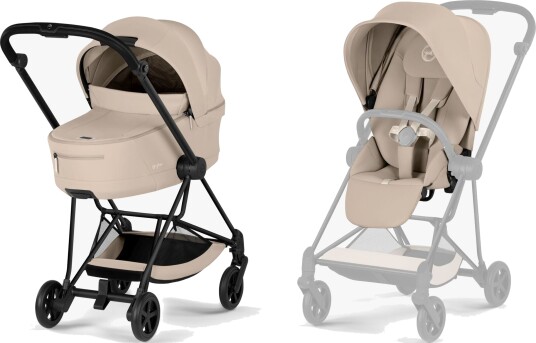 Cybex MIOS Comfort Duovogn Matt Black/Cozy Beige Cybex MIOS Comfort Duovogn Matt Black/Cozy Beige