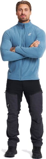 Revolutionrace Herre Overdeler Fleece & midlayers Hiker Full zip Fleece Herre Captain's Blue XS