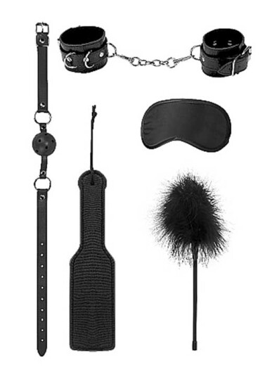 Shots Toys - Ouch! Ouch!: Introductory Bondage Kit #4, svart