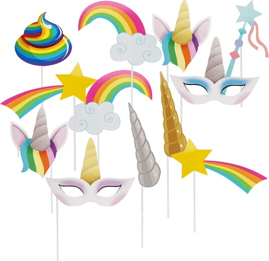Out Of The Blue Fotoprops Unicorn 12-pakning 181110 Out Of The Blue Fotoprops Unicorn 12-pakning 181110