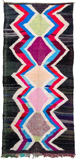 Marokkansk Boucherouite teppe 150 x 315 cm Størrelse: 150 x 315 cm