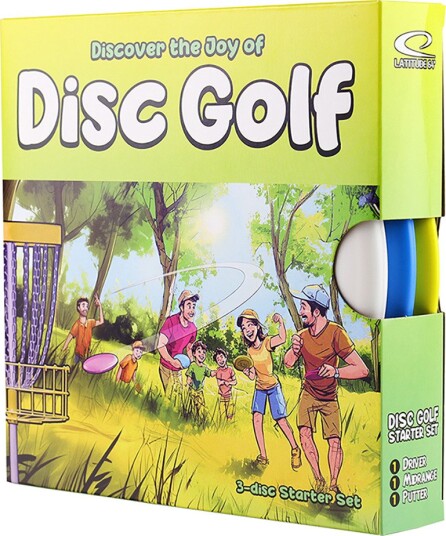 Latitude 64 Discgolfsett Starter Family Blandede farger