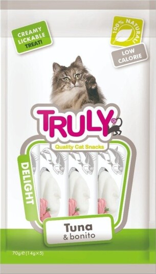 Truly Cat Creamy Lickable Tuna & Bonito WP11380 70 g