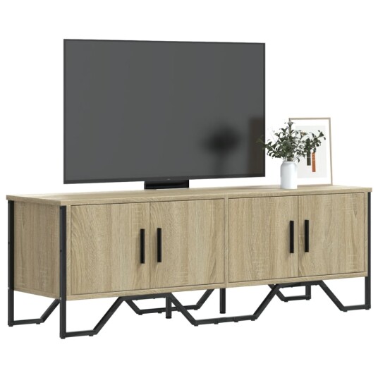 TV-benk sonoma eik 122x34x41 cm konstruert tre 848585
