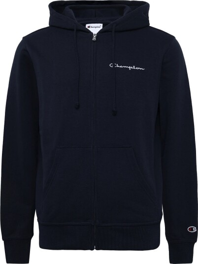 Champion Full Zip Hoodie Sweatshirt Navy XS