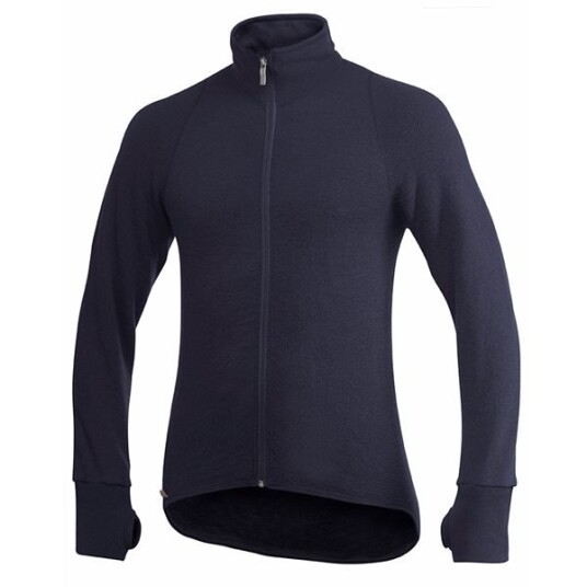 Woolpower Full Zip Jakke 600 Dark Navy XXS