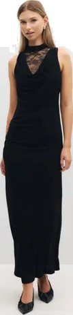 Vero Moda - Svart - Vmcilja Sl Ankle Lace Dress Jrs