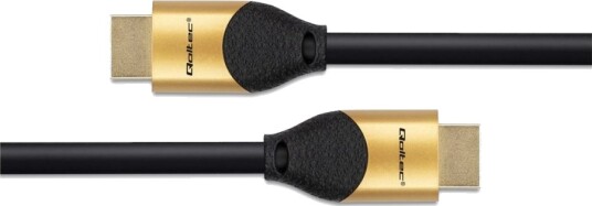 Qoltec Gold Ultra High Speed Hdmi Kabel Med Ethernet Hdmi Hann Til Hdmi Hann 5 M Svart 8 K 60 Hz 7680 X 4320 Støtte