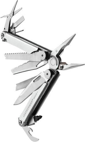 Leatherman Wave Plus   Rustfri   Multiverktøy   17 i 1