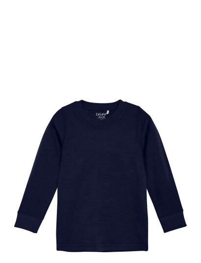 CeLaVi Blouse LSolid Navy 110