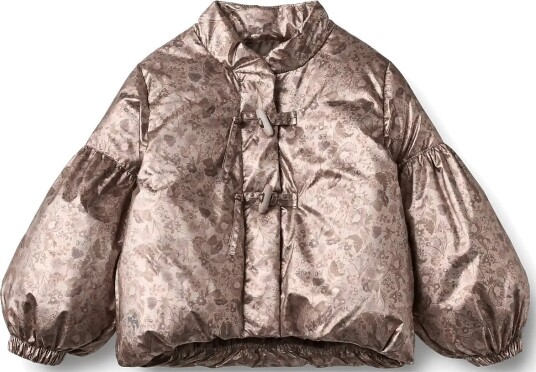 Wheat Puffer Jacket Zallie GOLDEN FLOWERS 110