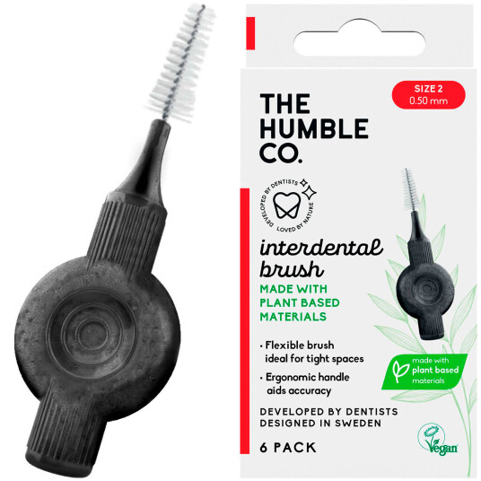 Humble Co. Plantebaserte Interspace-børster 0,50 mm
