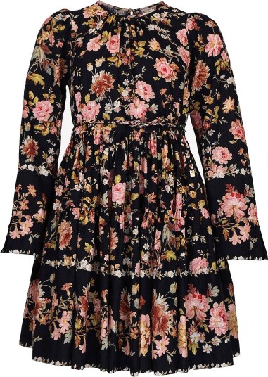 byTimo Kjole Bohemian Shift Dress Svart byTimo Kjole Bohemian Shift Dress Svart