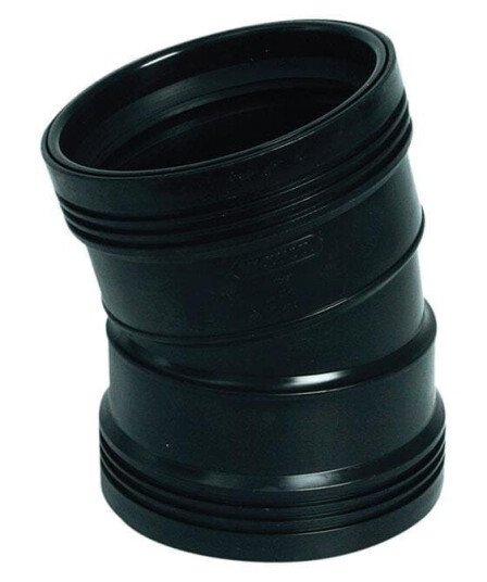 Wavin Wafix Plus Bend PP 15-88,5° Ø32-110mm 75mm / 15° Wavin Wafix Plus Bend PP 15-88,5° Ø32-110mm 75mm / 15°