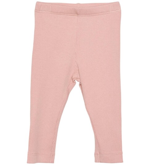 Minymo Rib Leggings Misty Rose 80 - Myke og Elastiske Barneklær Minymo Rib Leggings Misty Rose 80 - Myke og Elastiske Barneklær