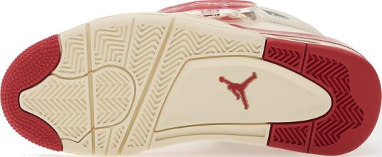 Joggesko Air Jordan 4 Retro "Love Letter" W Pale Ivory/ Sierra Red Tough Red EUR 40