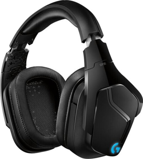 Logitech Gaming Headset G935 Hodesett 3,5 Mm Jakk Surround Sound Blå, Svart Logitech Gaming Headset G935 Hodesett 3,5 Mm Jakk Surround Sound Blå, Svart