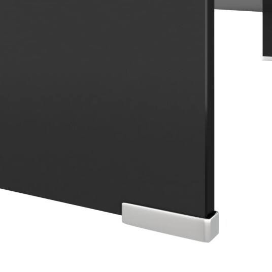 vidaXL TV-benk glass svart 110x30x13 cm vidaXL TV-benk glass svart 110x30x13 cm