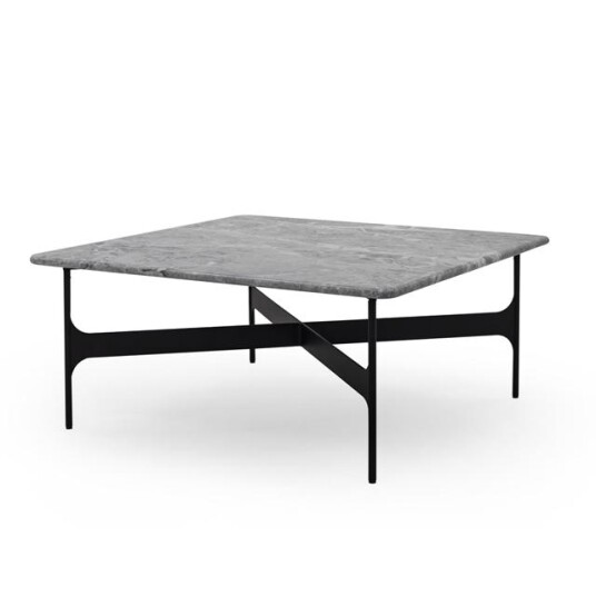 Wendelbo Floema Salongbord 80x80 Grå Emperador Marmor Wendelbo Floema Salongbord 80x80 Grå Emperador Marmor