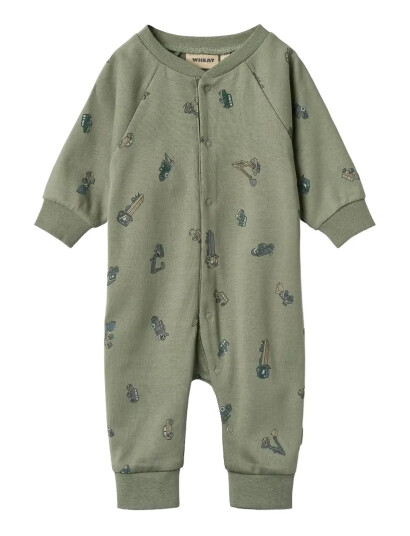Wheat Jumpsuit L/S Lou Green 74