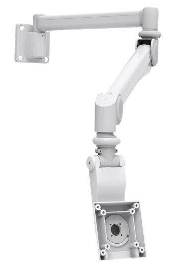 COMPULOCKS VESA Medical Grade Extra Long Articulating Monitor Arm monteringssett - for LCD-display / nettbrett - hvit