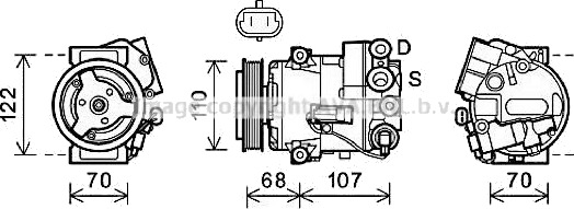 AC kompressor PRASCO OLAK594