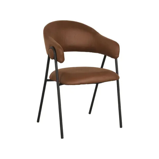 Trendcollection 2 Stk Lowen Spisestoler Cognac