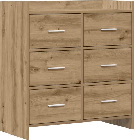 Serviesskap Artisan eik 75 x 33 x 80 cm Konstruert tre