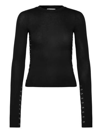 Weekday Press Studs Long Sleeve Black S