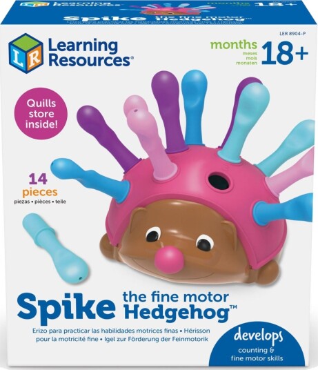 Learning Resources Spike The Fine Motor Hedgehog Pink 