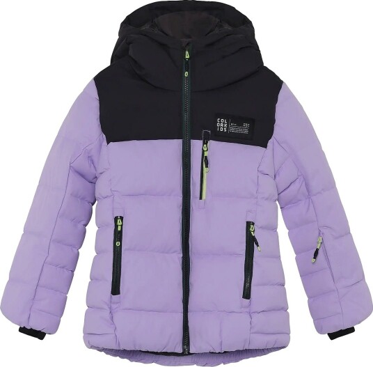 Color Kids Jr. Ski Puffer Jacket   Quilt   Purple ROSE   104