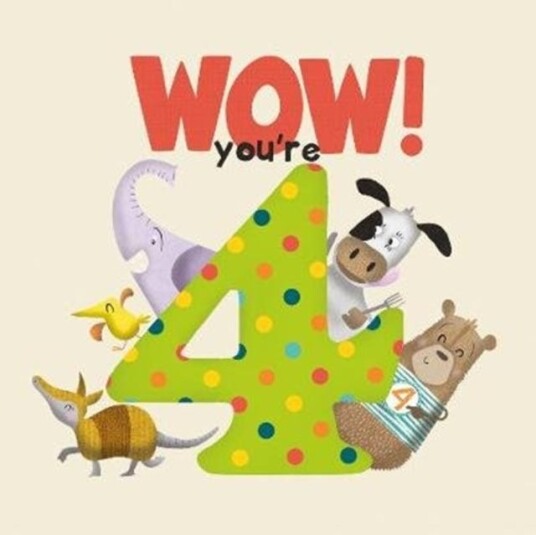 WOW! You're Four birthday book WOW! You're Four birthday book