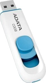 Adata Classic Series C008 Usb-Flashstasjon 64 Gb Usb 2.0 Hvit Blå