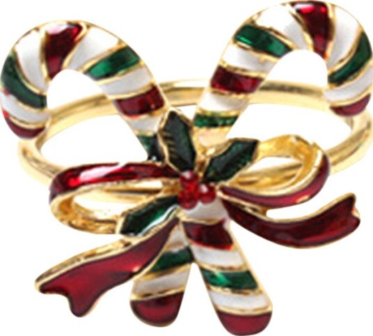 Christiania Glasmagasin Christmas Collection Serviettring Sykkertøy 4pk