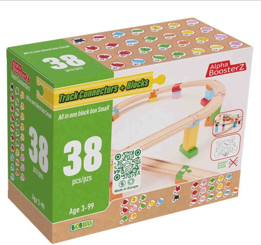 Alpha Boosterz All In One Block Box Small Togbanesett 38 Deler Alpha Boosterz All In One Block Box Small Togbanesett 38 Deler