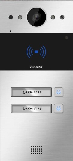 Akuvox R20B Videodårtelefon To Knapper Kortleser IP67 Akuvox R20B Videodårtelefon To Knapper Kortleser IP67