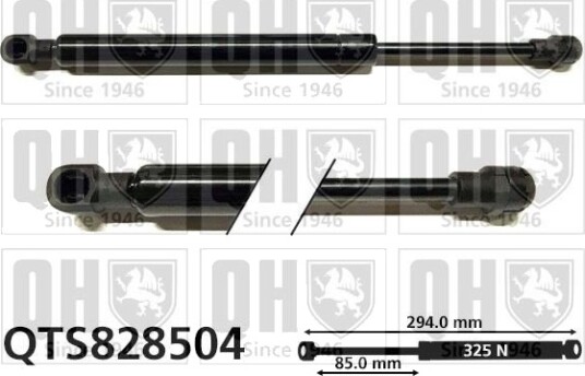 Gassfjær, motorpanser QUINTON HAZELL QTS828504