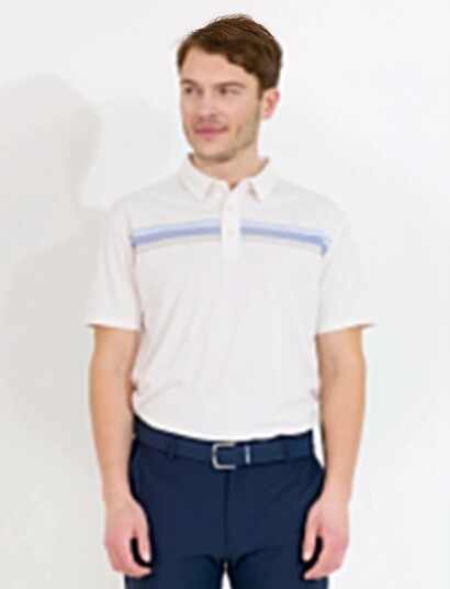Abacus Mens Cruit Drycool Polo   White   L