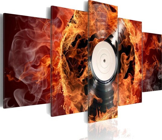 Bilde Vinyl On Fire 200x100 Artgeist sp. z o. o.