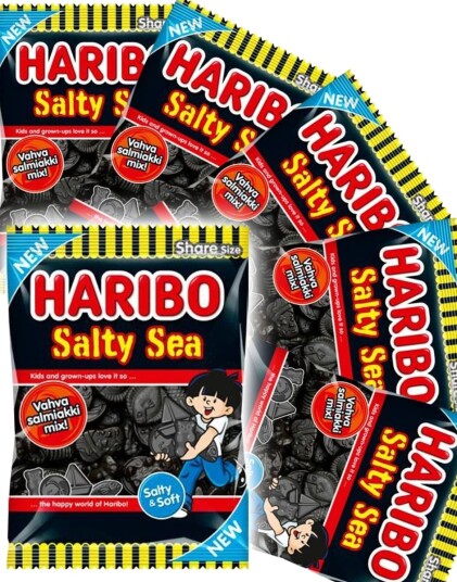 14 stk Haribo Salty Sea Hel Eske 2,38 kg 14 stk Haribo Salty Sea Hel Eske 2,38 kg
