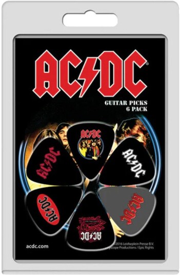 Perri's  AC/DC  Logo  Guitar Picks (6 Pack)