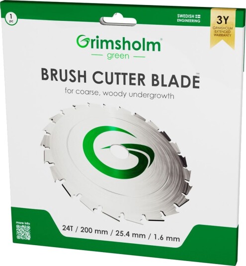Grimsholm Sagblad til Ryddesag 24T   200mm 1,6mm 25,4mm