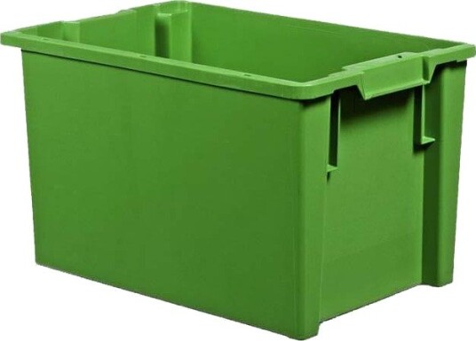 Schoeller Allibert ARCA TELLUS 4130 Transportkasse grønn 600x400x350 mm, Garasjeinnredning & oppbevaring