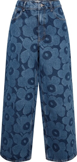 Marimekko Maridenim Loose Unikko S MID INDIGO 31 x 30